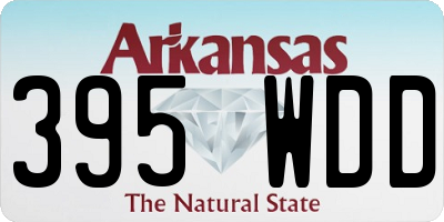 AR license plate 395WDD