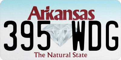 AR license plate 395WDG