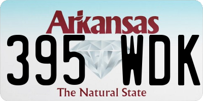AR license plate 395WDK
