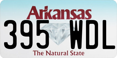 AR license plate 395WDL