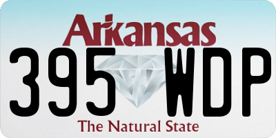 AR license plate 395WDP