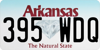 AR license plate 395WDQ