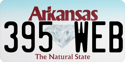 AR license plate 395WEB