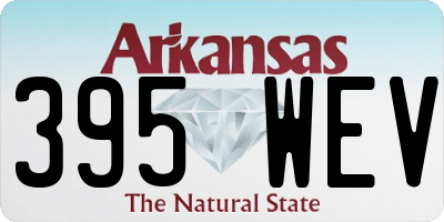 AR license plate 395WEV