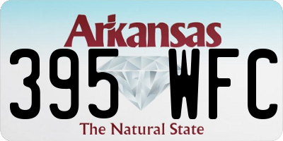 AR license plate 395WFC