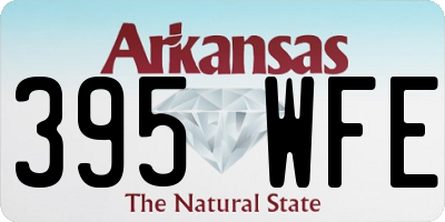 AR license plate 395WFE