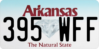 AR license plate 395WFF