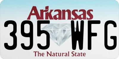 AR license plate 395WFG