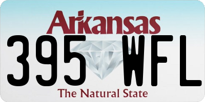 AR license plate 395WFL