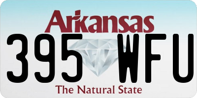 AR license plate 395WFU