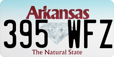 AR license plate 395WFZ