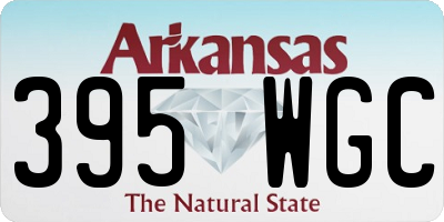 AR license plate 395WGC