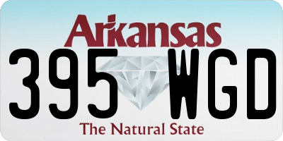 AR license plate 395WGD