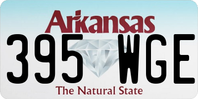 AR license plate 395WGE