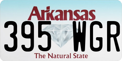 AR license plate 395WGR