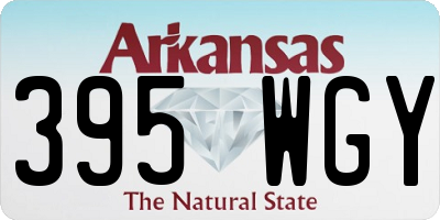 AR license plate 395WGY