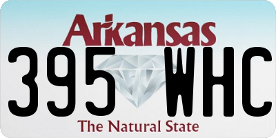 AR license plate 395WHC