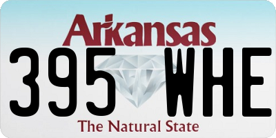AR license plate 395WHE