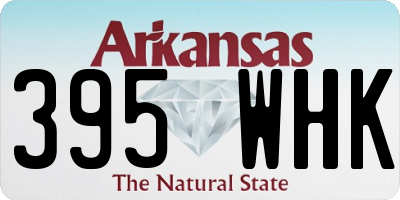 AR license plate 395WHK