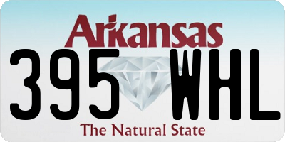 AR license plate 395WHL