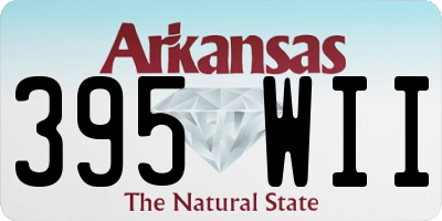 AR license plate 395WII