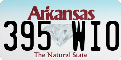 AR license plate 395WIO
