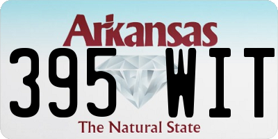 AR license plate 395WIT