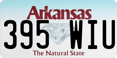 AR license plate 395WIU