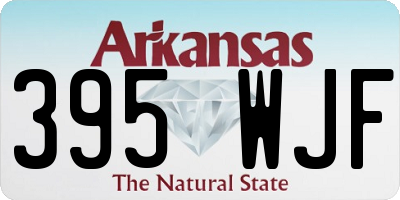 AR license plate 395WJF