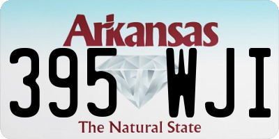 AR license plate 395WJI
