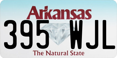 AR license plate 395WJL