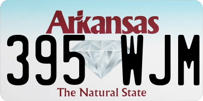 AR license plate 395WJM