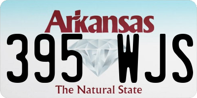 AR license plate 395WJS
