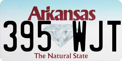 AR license plate 395WJT
