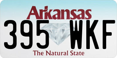 AR license plate 395WKF