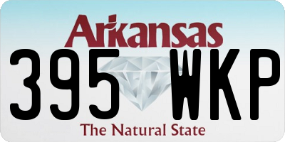 AR license plate 395WKP