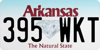 AR license plate 395WKT