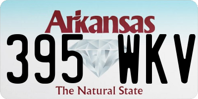 AR license plate 395WKV