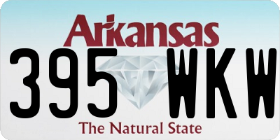 AR license plate 395WKW