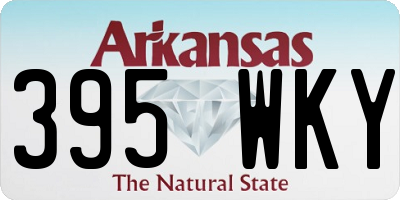 AR license plate 395WKY