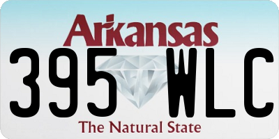 AR license plate 395WLC