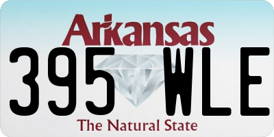 AR license plate 395WLE