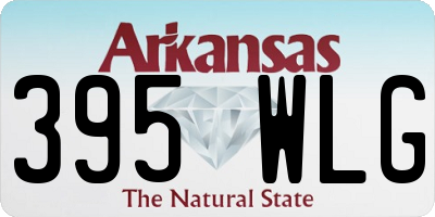 AR license plate 395WLG