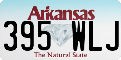 AR license plate 395WLJ