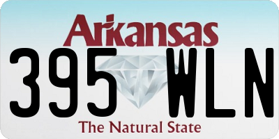 AR license plate 395WLN