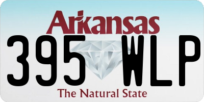 AR license plate 395WLP