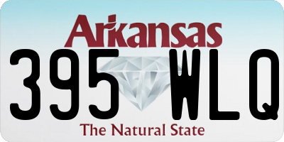 AR license plate 395WLQ