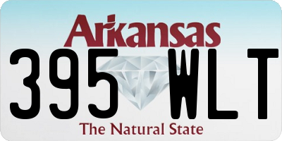 AR license plate 395WLT