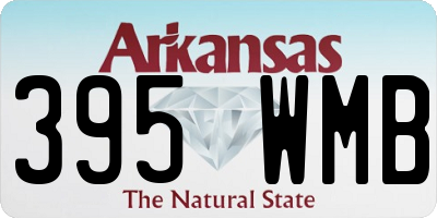 AR license plate 395WMB