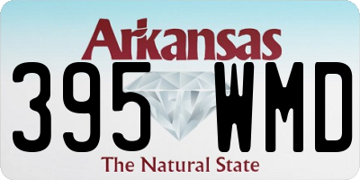 AR license plate 395WMD